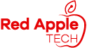 Red apple logo red